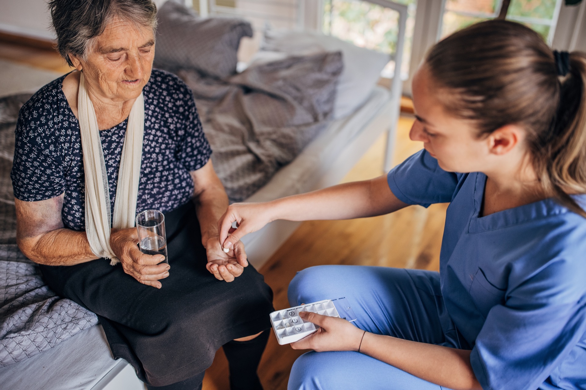 Nursing home, patient care